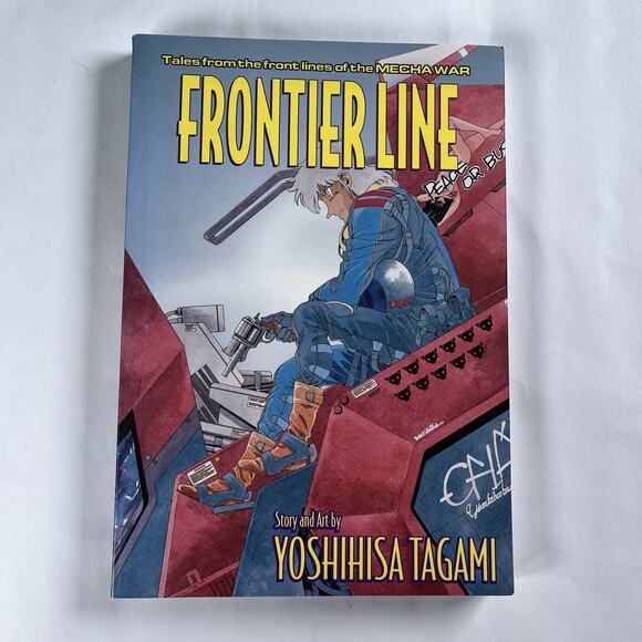 Frontier Line Manga TPB CPM Yoshihisa Tagami 2002 Mech War Tales Rare OOP HTF - Picture 1 of 7
